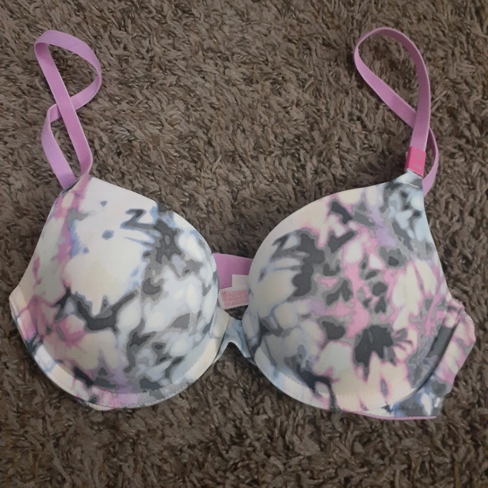 Pink bra